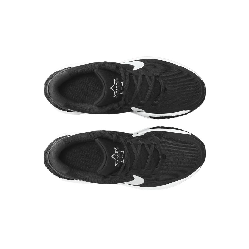 Nike נעלי ספורט לילדים Star Runner 4 GS שחור לבן אנתרציט DX7615-001