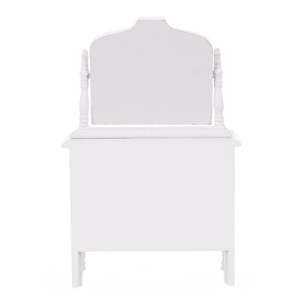 1/12 Miniature Dollhouse Furniture Handmade Dressing Table