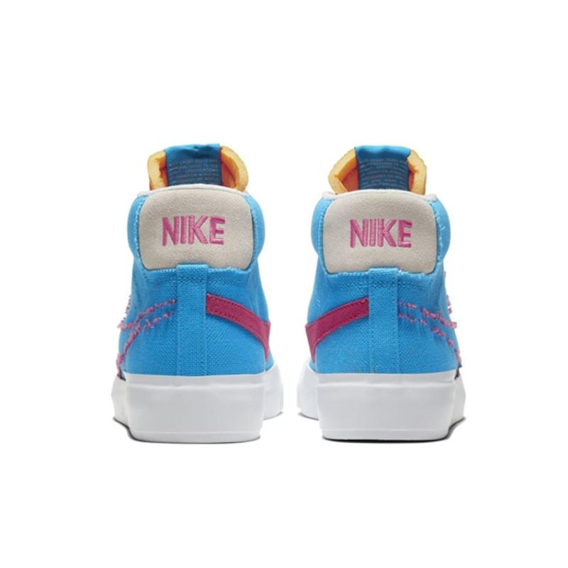 Nike Sb Zoom Blazer Mid Edge Hack Pack Blue  Skateboard Shoes CI3833-400