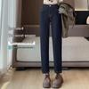 Damen Dunkelblaue High-Waist Straight Leg Jeans - Herbstkollektion 2025 (Stil 8833)