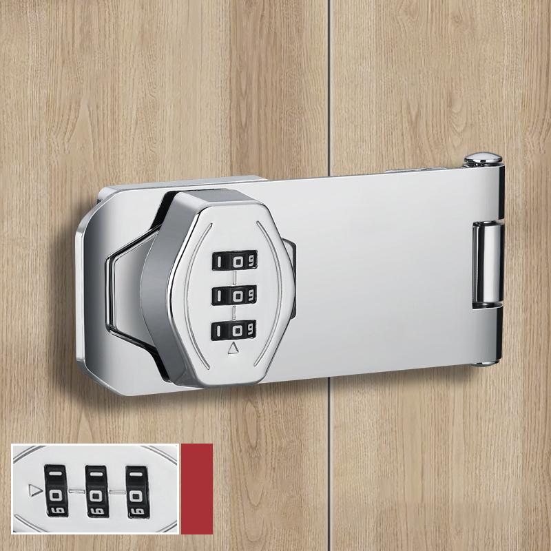3-Digit Combination Lock Easy To Install Zinc Alloy Password Drawer Locks Mechanical Dial Cabinet Security Cam Lock Refrigerator