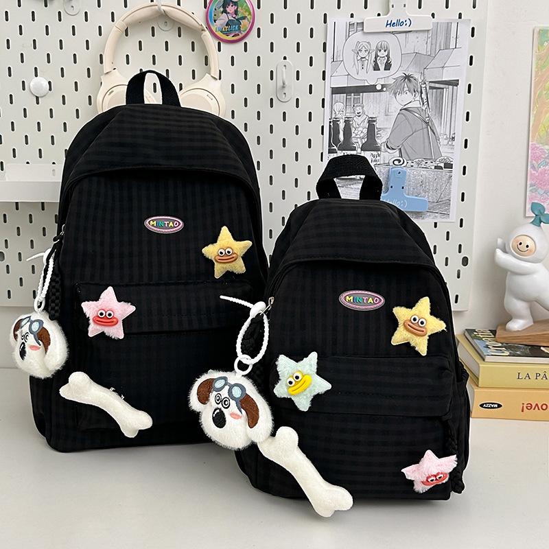 Schoolbag high value backpack women's 1011 new cute sweet large capacity student class schoolbag junior high school backpack