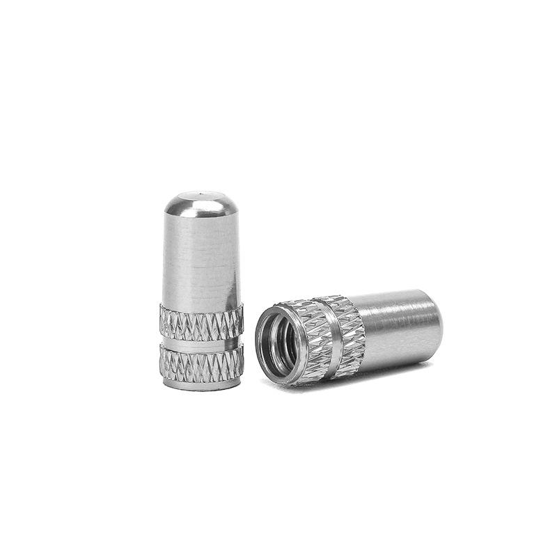 Fahrrad Französisches Luftdüsenkappe, Rennrad Mountainbike Schönes Mund Luftdüsenkappe, Reifenventilkappe Aluminiumlegierung Staubschutz