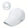 Summer Quick Drying Men's Ponytail Baseball Hat Sunscreen Hat Women's Sports Hat Camping Hat