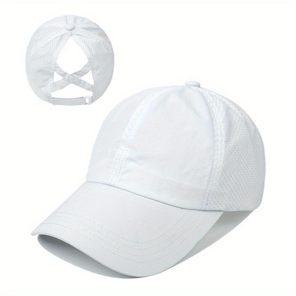 Summer Quick Drying Men's Ponytail Baseball Hat Sunscreen Hat Women's Sports Hat Camping Hat