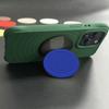 Simple Solid Color Magsafe Magnetic Suction Bracket Wavy Circle High-end Tide Brand Casetif Multi-function