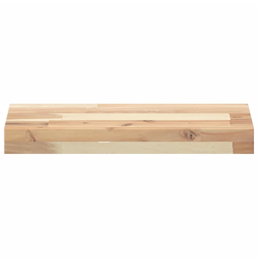 Floating Shelves 4 pcs 60 x 20 x 4 cm Solid Acacia Wood Untreated