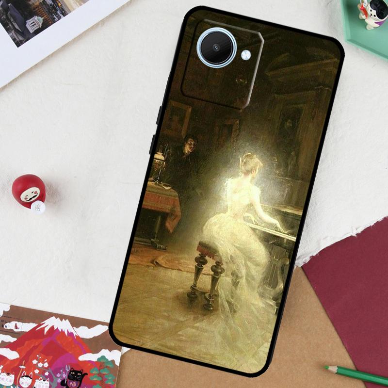 Renaissance Art Painting For Realme 14 Pro Plus 13 10 11 12 GT 6 5 6T GT7 Pro C61 C55 C53 C51 C21Y C25S C67 C75 Case