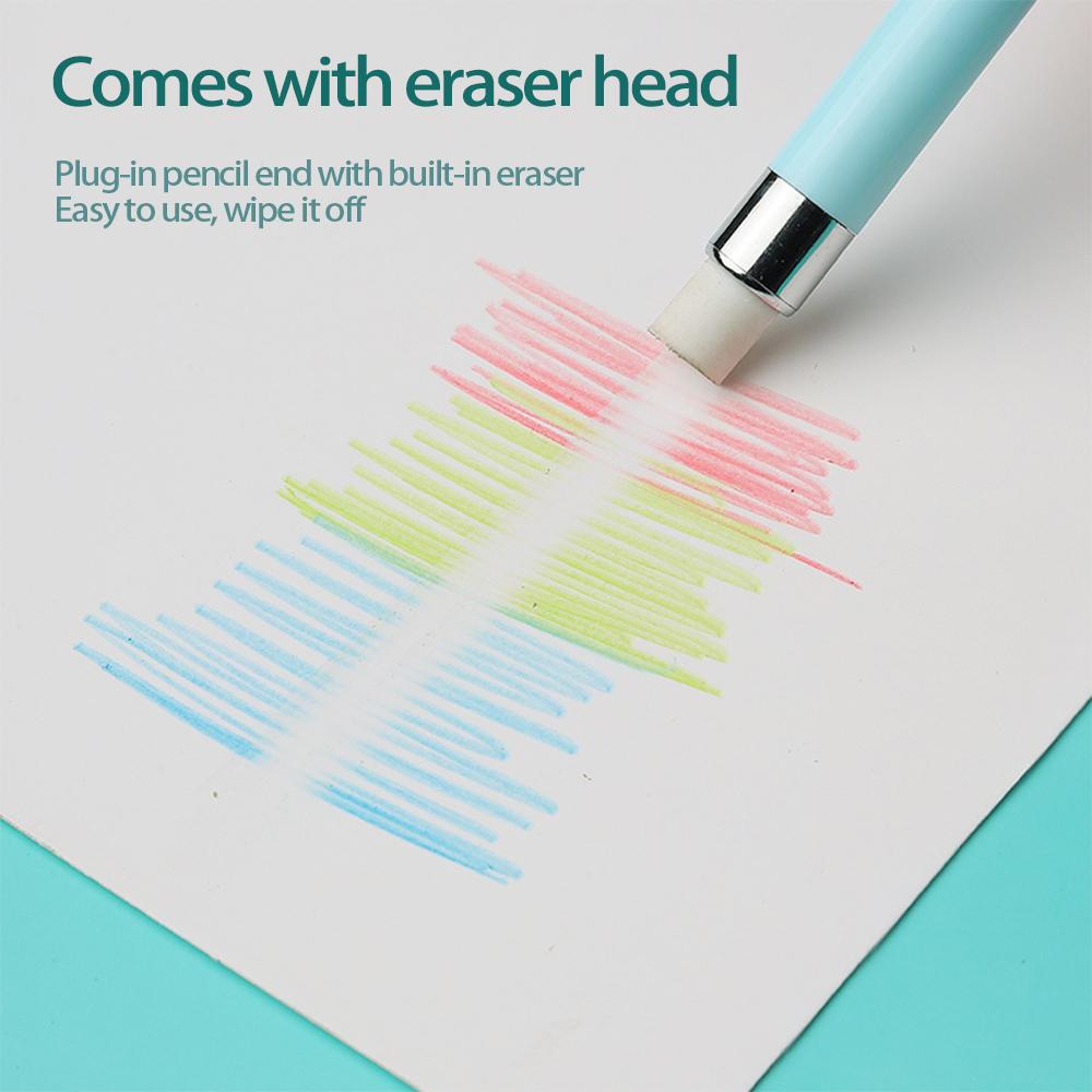 Eternal Black HB Macaron Colored Pencil - No Sharpening Needed, Break-Resistant Technology Inkless Pen.