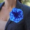 Flower Brooch Pin Boutonniere Classic Diameter 20cm with Clip Decorative Corsage Lapel for