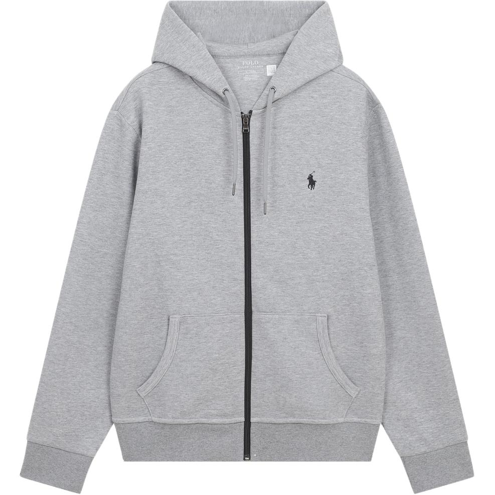 

Polo Ralph Lauren FW25 Толстовка с капюшоном на молнии однотонная с вышитым логотипом пони Мужская толстовка 710728118-014 2XL