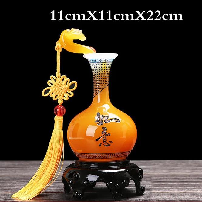 

Новая смоляная ваза «Мир Руи», украшение на удачу, подарок для гостиной, кабинета, офиса, рабочего стола, украшение для открытия, рождественский подарок