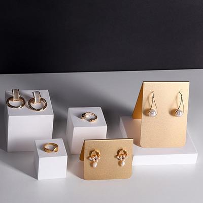 Suporte de Exibição para Brincos Pendentes com Tachas de Metal Suporte em T Cabide Organizador de Joias Suporte de Brinco Prateleira Autoportante