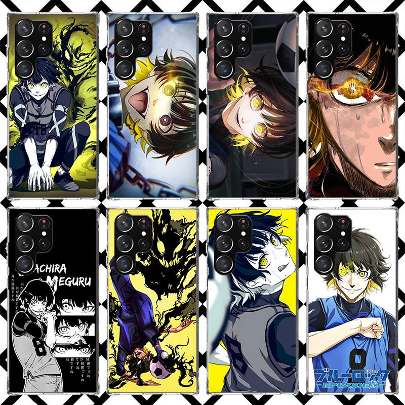 Blue Lock Bachira Meguru Phone Case for Samsung Galaxy S26 S25 Edge S24 S23 Ultra S22 Plus S21 FE S20 + Soft Cover Print Fundas
