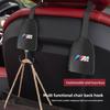 2026 Hot 2Pcs PU Leather Car Seat Back Hooks Interior Accessories Sticker For BMW X1 X3 X4 X5 E46 E90 F20 E60 E39 F10 M1 M2 M3 M5 M6 E8 GK3 ushm3
