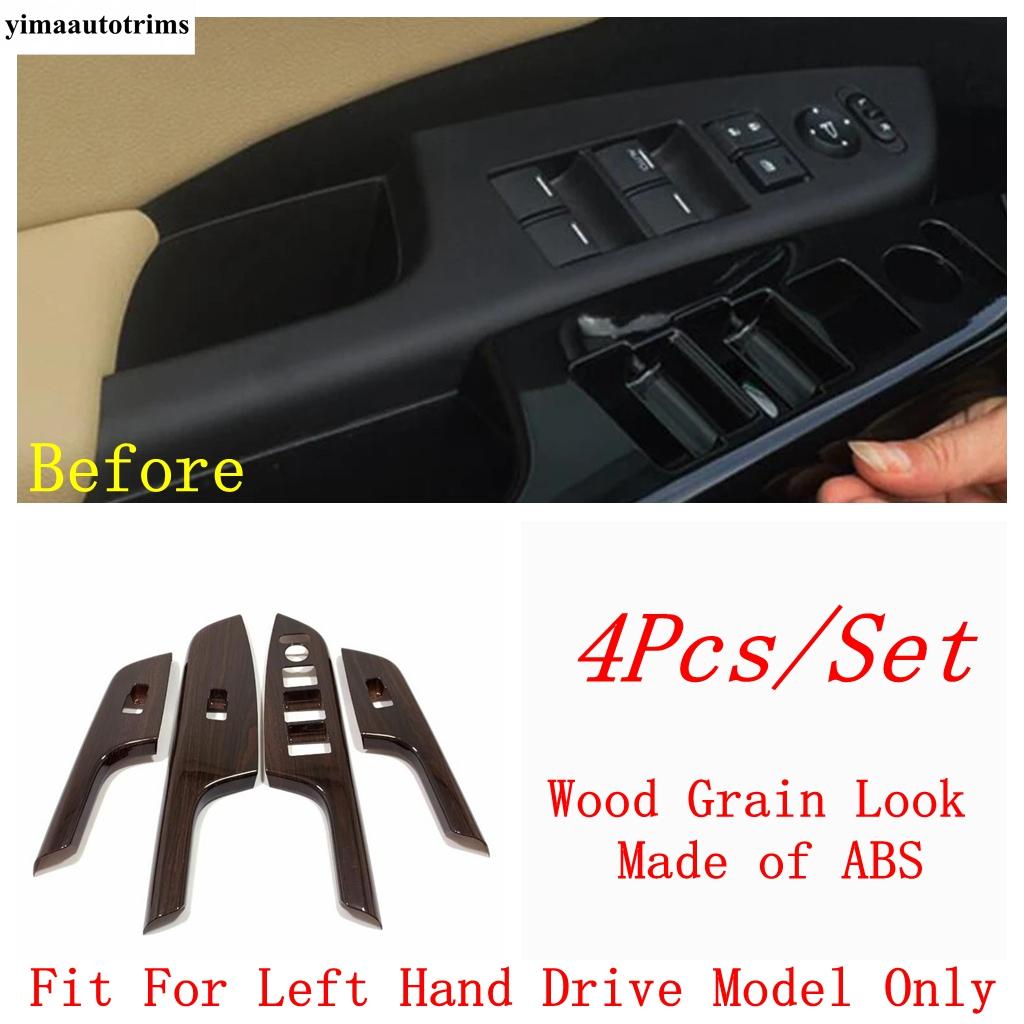 Auto Armlehne Tür Fenster Glas Heber Schalter Panel Abdeckung Zierleiste Für Honda CRV CR-V 2012 2013 2014 2015 2016 Kohlefaser Zubehör