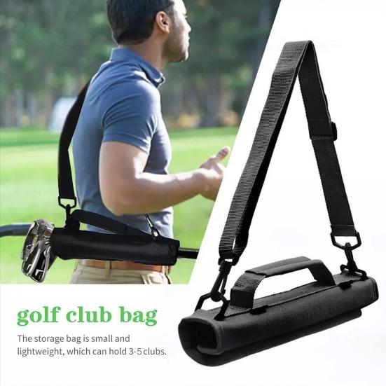 Taška na golfové hole Lehká taška na přenášení pro muže Ženy Děti s polstrovanými ramenními popruhy a bočními kapsami pro cestování Driving Range Nedělní golfová taška