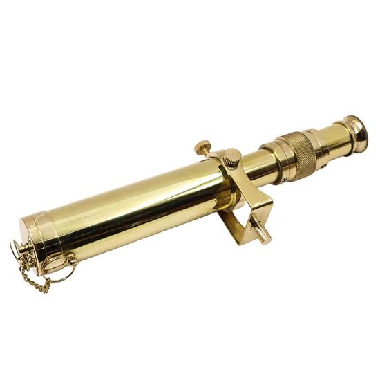 Brass Telescope with Wooden Tripod Home Decor Birthday Gift Office Decor