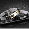 Bijoux en acier titane, bracelet en maille croisée, Bracelet de personnalité pour hommes