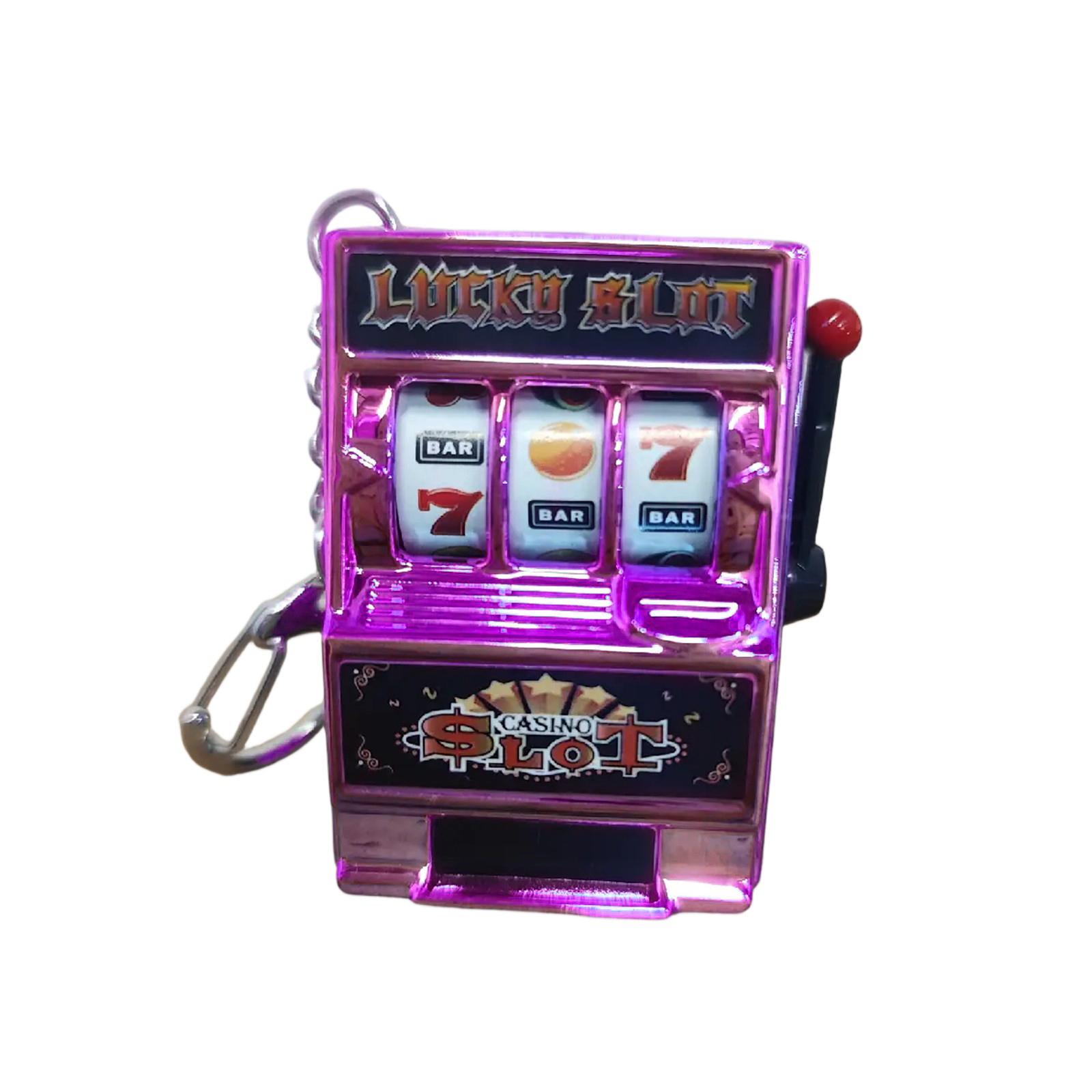 

Эмуляция фруктового автомата брелок, вращающаяся машина брелок кулон, милый игрушечный автомобиль брелок для мужчин и женщин One Size