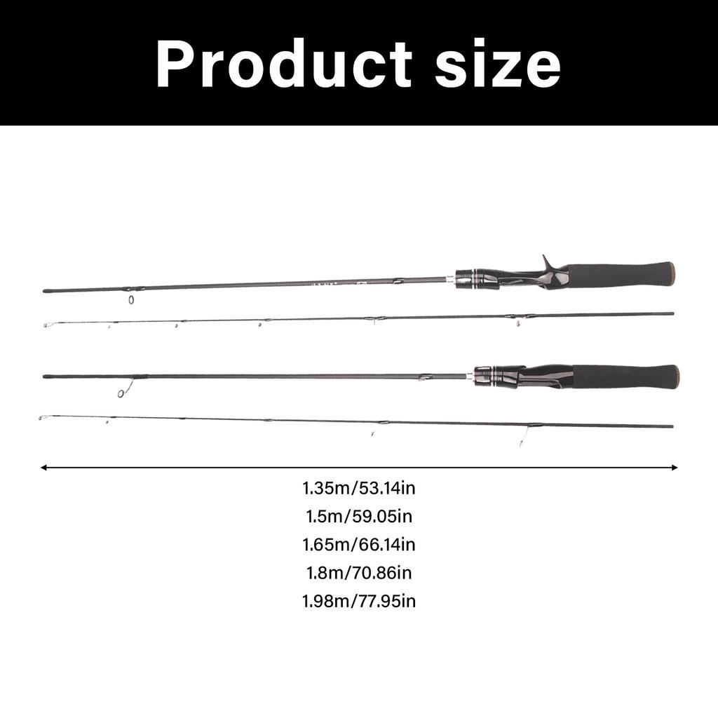 Ultralight Carbon Fiber Fishing Rod for Streams Creek Angling Portable Fishing Rod with Ergonomic Grip Beginner