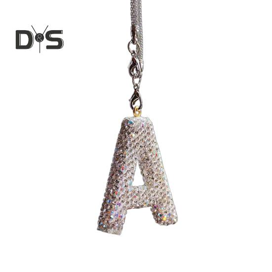 

Блестящая подвеска в виде буквы автомобиля, подвеска в виде буквы из искусственного кристалла, подвесное зеркало заднего вида для автомобиля, украшение в виде алфавита со стразами для автомобильного дерева, аксессуар A