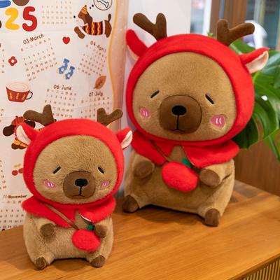 Kapibara Doll Plush Toy Elk Capybara Turned Into a Doll To Give Girls Gifts