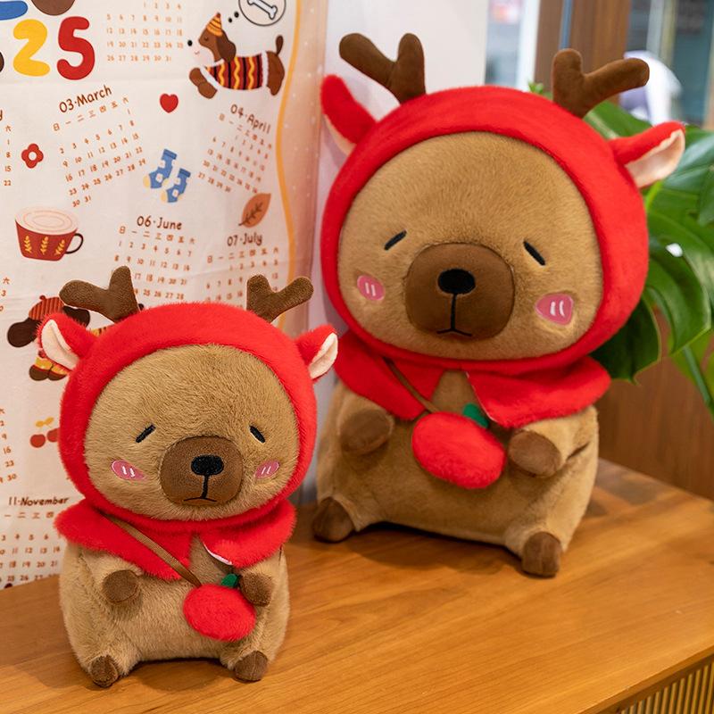 Kapibara doll plush toy elk capybara turned into a doll to give girls gifts