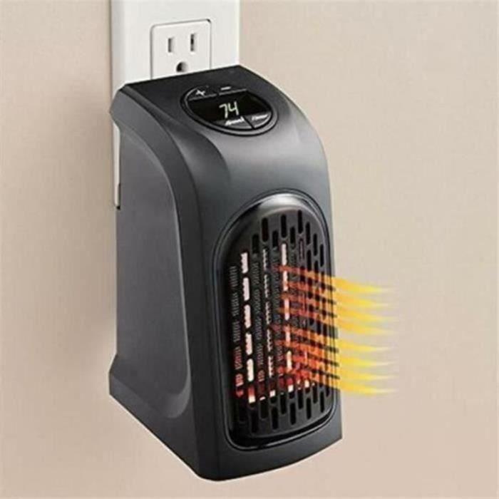 Radiateur électrique d'appoint - 400W - Écran LCD avec thermostat réglable