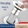 Stainless Steel Pop-up Sink Stopper & Anti-odor Drain Filter