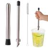 1/2/3Pcs Stainless Steel Straw Hole Puncher Stainless Steel Puncher Straw Hole Punch Tool For Plastic Lid Lemonade Cups For Cafe