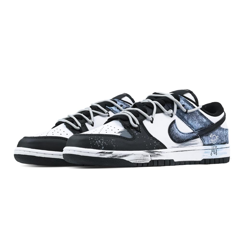 Nike Dunk Universe 1 Slip Resistant Abrasion Resistant Low Top Skateboard Shoes Unisex Black Blue HF5441-100(Team773-1)