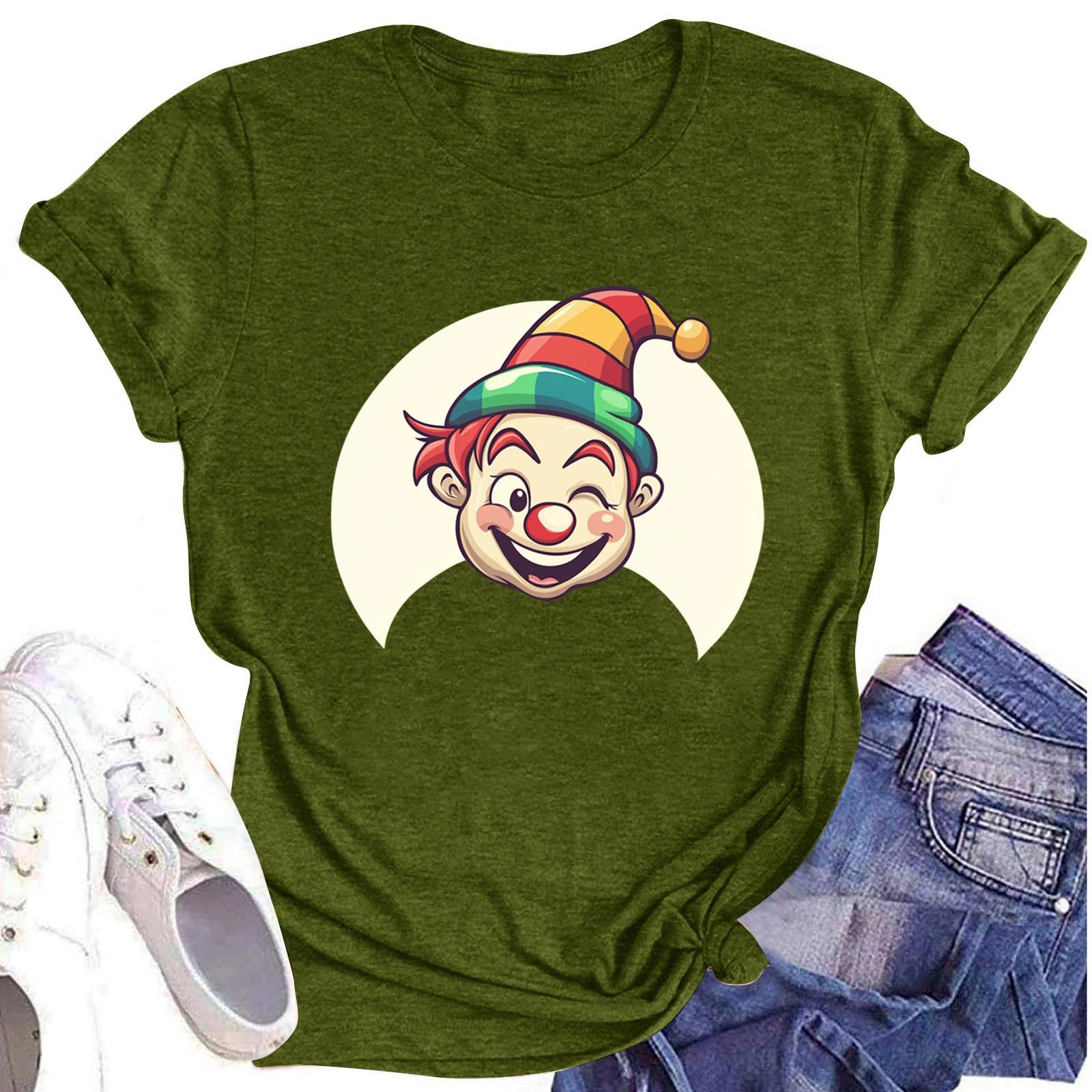 

Женская повседневная футболка с короткими рукавами и круглым вырезом с принтом и буквенным топом L армия зеленый