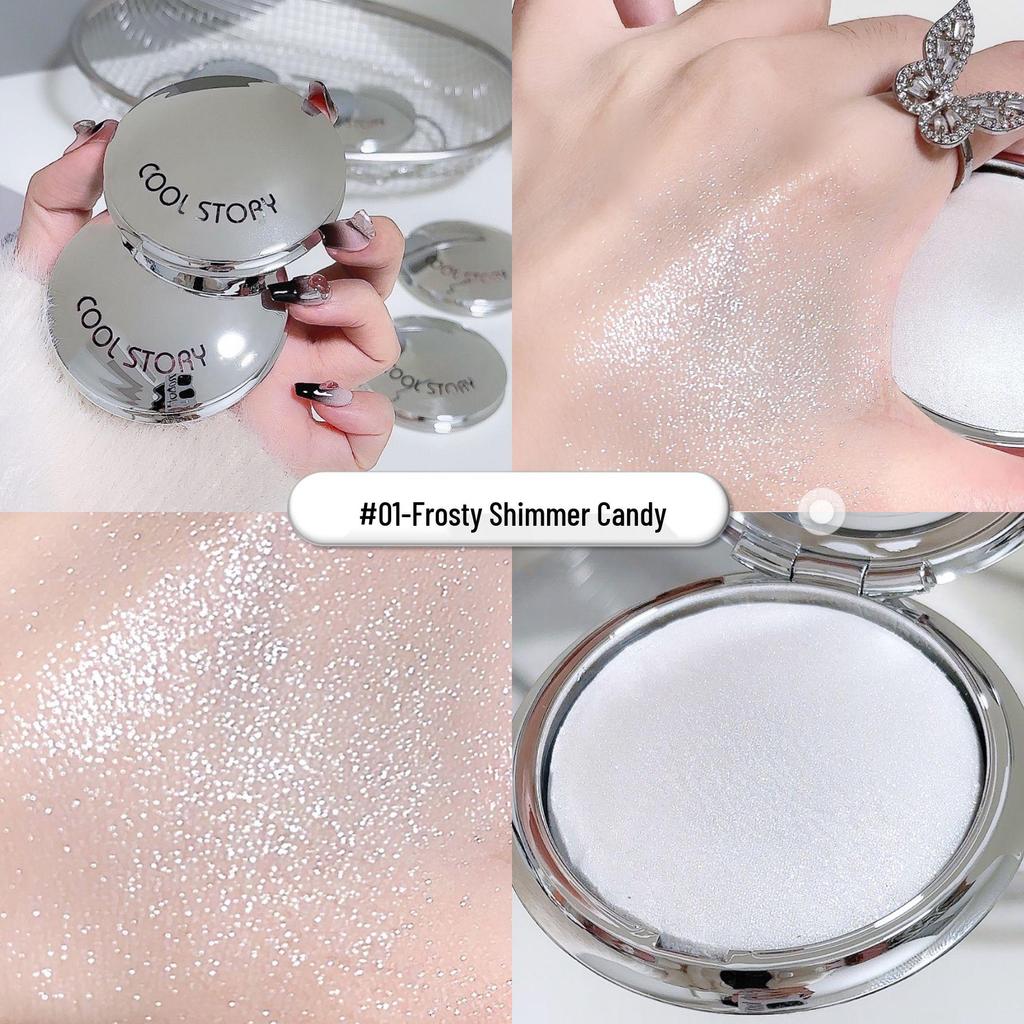 Galaxy Glow Highlighter: Single Shade Shimmer Cream for a Radiant, Long-Lasting Sparkle