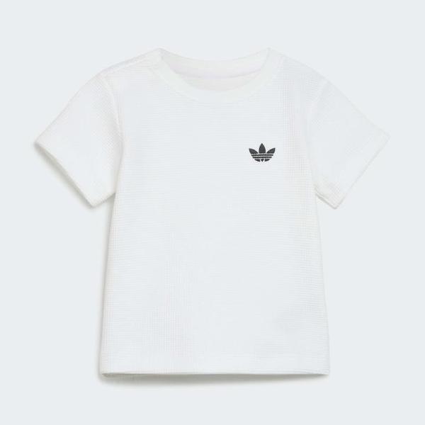 adidas Kids Regular Waffle ShorTs T shirT seT
