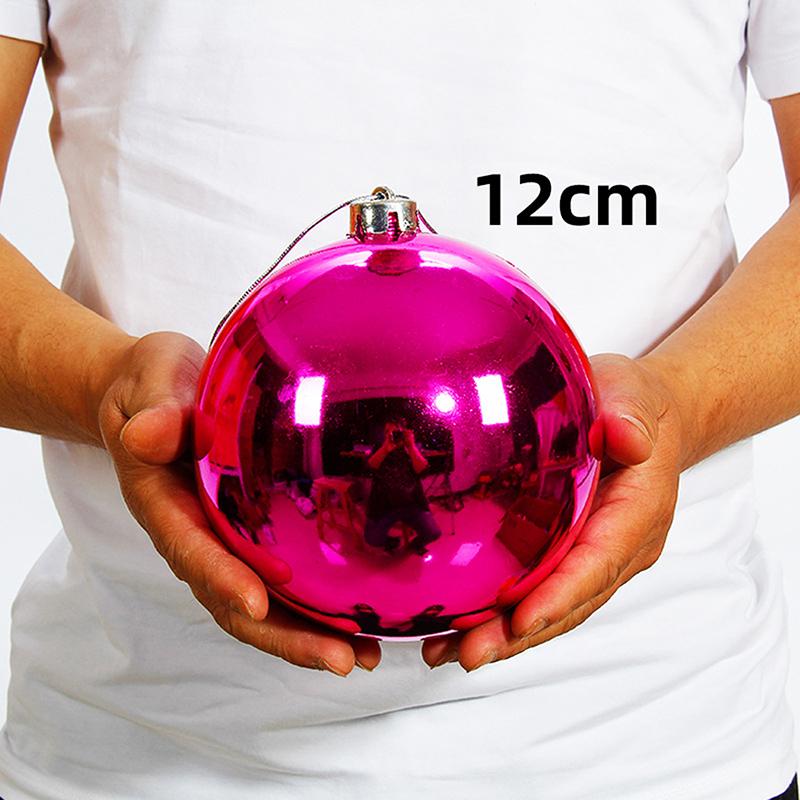 1 Stück 12/15/20CM Weihnachtsdekoration Kugel Weihnachtsbaumschmuck Hängende Glänzende Kugeln Für Zuhause Bar Party Hochzeit Weihnachten Deko