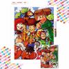 DIY Diamond Painting Cute Cartoon Characters Cross Stitch Kit Mosaic Art Diamond Painting Full Circle Diamond Home Decoration