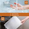 Baking Tray with Removable Cooling Rack Set Non-Stick Square Stainless Steel Baking Pan for Kitchen Cooking Outdoor Table Cart