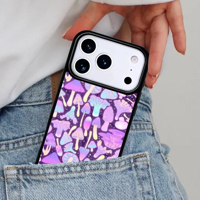 Mushroom Phone Case for iPhone 17ProMax 12 13 14 15 16e 17 Pro Max Plus Air Cover