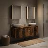 Bathroom Cabinet Set 5 pcs Reclaimed Wood Effect Particleboard