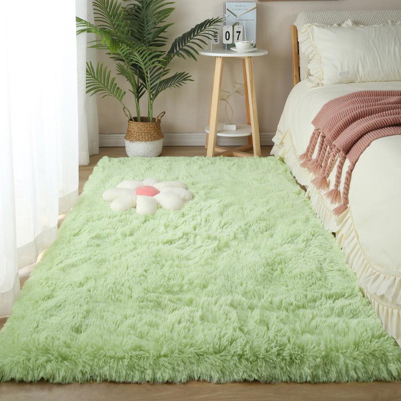 Plush Long Hair Bedside & Living Room Carpet