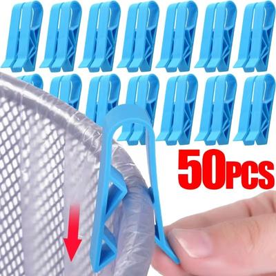 50/4 szt. Kosz na śmieci, stały klips, kuchenne torby na przekąski, zacisk uszczelniający, klipsy do worków na śmieci, uchwyt antypoślizgowy, narzędzia do przechowywania w domu