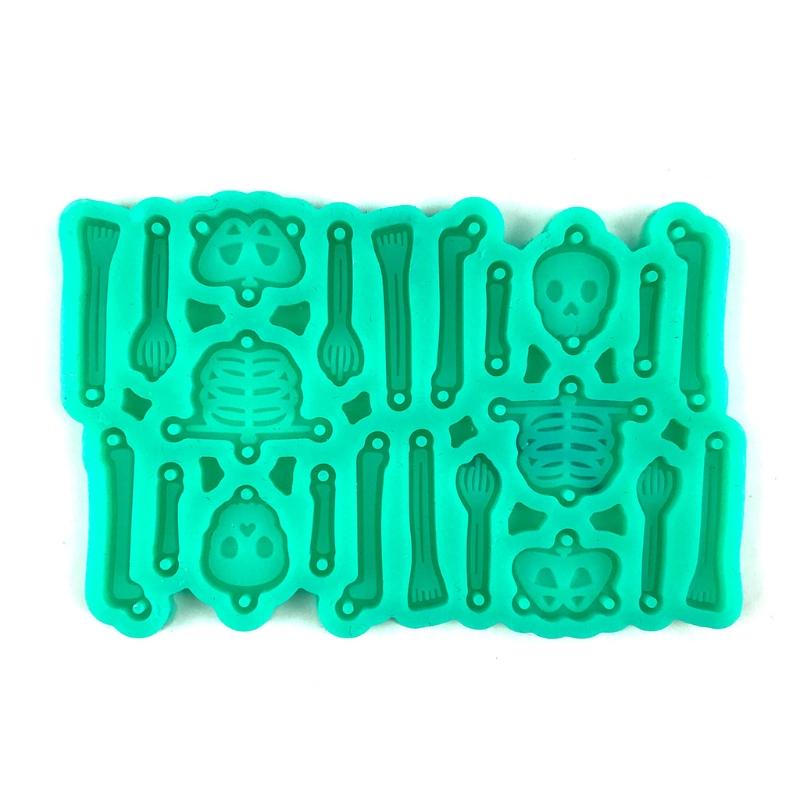 

DIY ремесла Хэллоуин серьги форма для эпоксидной смолы Eardrop Dangler силиконовая форма