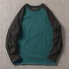 Pánská patchworková mikina Oversized pulovry Kulatý výstřih Klasická Podzim Zima Měkká Teplá Volná Ležérní Top Streetwear