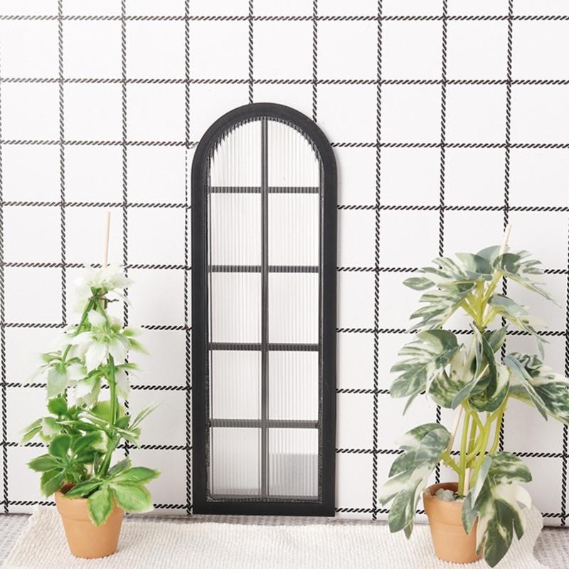 Plastic Miniature Doll House Window Frame For Creative Doll Accessories Photo Props