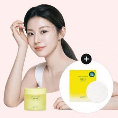 Goodal Green Tangerine Vita C Blemish Care Pads 70 fogli (+10 fogli regalati)