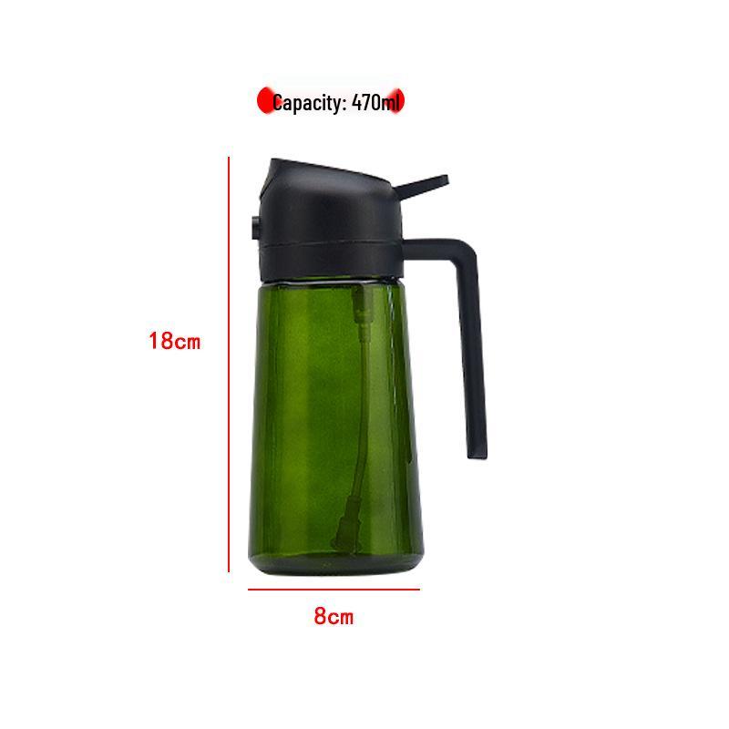 Dual-Use Glass Oil Spray Bottle for Kitchen & Air Fryer