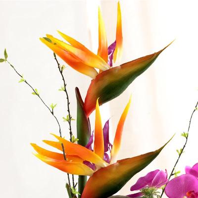 Soft Touch Paradiesvogel Kunstblume - Großer Strelitzien Stiel