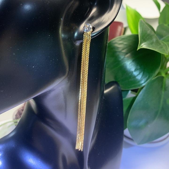 2024 Trendy Long Tassel Earrings for Women - High-End, Versatile Fashion