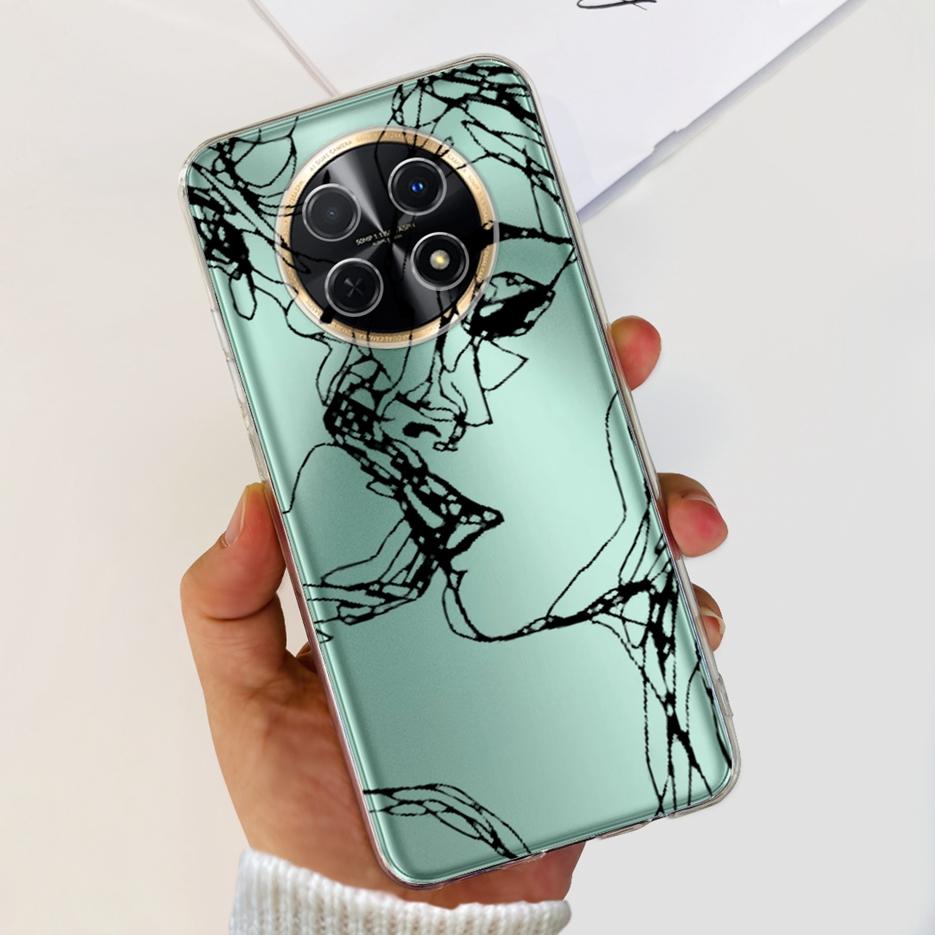 For Huawei Nova Y91 Case STG-LX1 STG-LX2 Cute Fashion Painted Cover Soft Slim Phone Case For Huawei Nova Y91 Y 91 NovaY91 Bumper